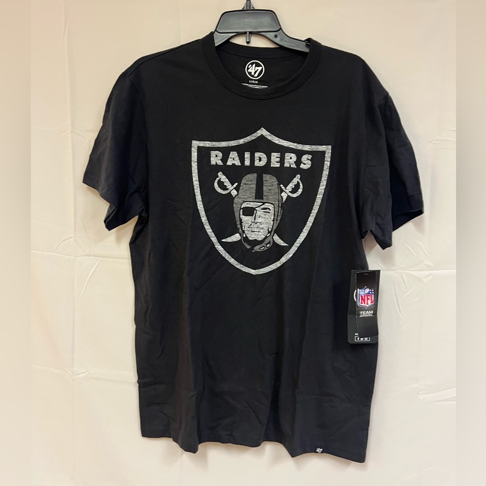 NEW Las Vegas Raiders NFL Black T-Shirt Size:L